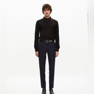 The Kooples Men’s Black Long Sleeve Cut Button-Up Shirt SZ M NWT